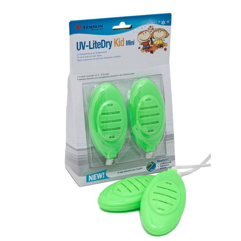 Kinderschuhe Desinfektion grün für Sneakers und Sportschuhe